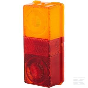 Žibinto stiklas, geltonas/raudonas, stačiakampis, LH/RH/galinis, Hella 9EL997310001