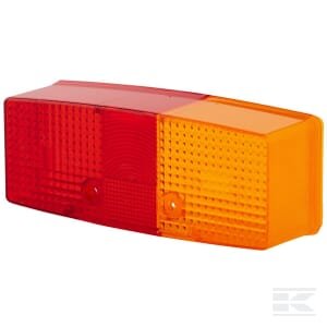 Žibinto stiklas, raudonas/skaidrus/geltonas, stačiakampis, galinis/dešinė (RH), Hella 9EL997452001