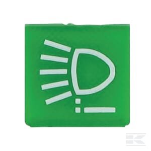 Simbolis priekinė lempa 9XT713630421