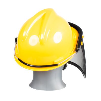 Apsauginis šalmas su tinkleliu