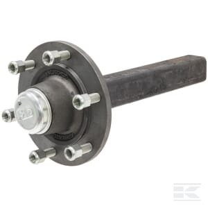 Nestabdoma stebulės ašis 60x400mm (160/205/6) A606102