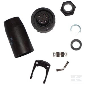 7 kontaktų jungtis, moteriška, ISO11786 AMHT3105001