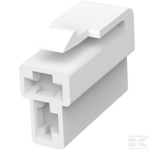 Jungties taškai kištukas 2P natūralios spalvos AMP1721301