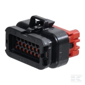 Kištuko korpusas 23 kontaktų, moteriškas, juodas AMP7706801