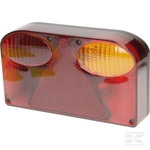 Galinė lempa RH, stačiakampė, geltona/raudona, tvirtinama varžtais, 235x..., Sacex AUF4FD2715