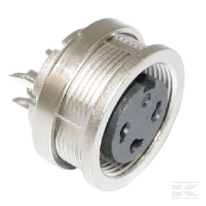 3 kontaktų moteriškas–moteriškas šasi lizdas BI68003CF