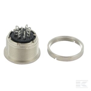 8 kontaktų moteriškas šasi lizdas BI68008CF