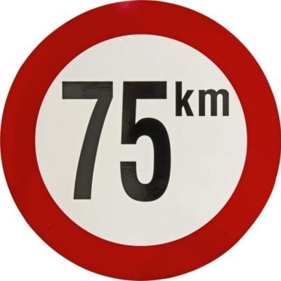 Kelio ženklas 75 km PVC – BK75