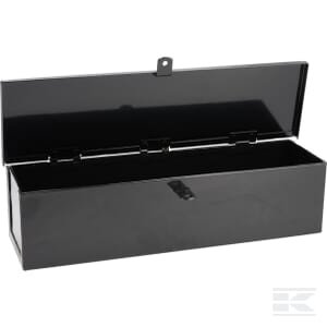 Įrankių dėžė 140 x 500 x 140 mm, juodas plienas CA002