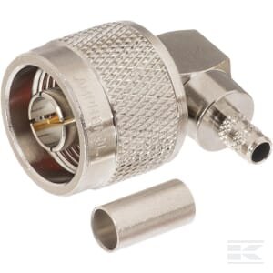 Koaksinis N kištukas 90° RG58 CON90