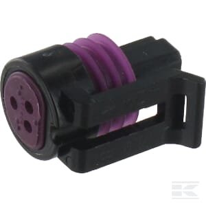 Kištuko korpusas 3 kontaktų, moteriškas, MP150 DE12078090