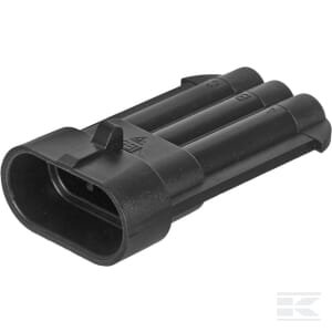 Kištuko korpusas 3 kontaktų, vyriškas, MP150S DE12131195