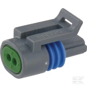 Kištuko korpusas 2 kontaktų, moteriškas, MP150 DE12162197