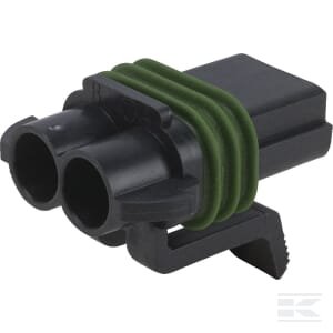 Jungties korpusas 2 kontaktų, moteriškas, MP280 DE15300027