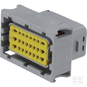 Kištuko korpusas 24 kontaktų moteriškas pilkas DE211PC249S8033