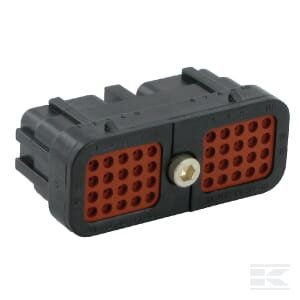 Kištuko korpusas 40 kontaktų moteriškas DRC-B DSDRC2640SB