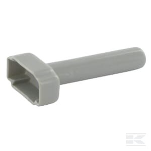 Kabelio įvorė pilka, DTM serija (1 vnt.), Deutsch DSDTM08SBT