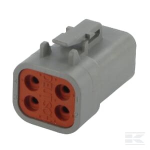 Kištuko korpusas 4 kontaktų moteriškas DTP DSDTP064S