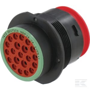 Panelinis lizdas 21 kontaktų vyriškas HDP20 DSHDP242421PN