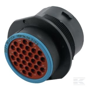 Panelinis lizdas 31 kontaktų vyriškas HDP20 DSHDP242431PE