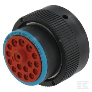 Kištuko korpusas 18 kontaktų moteriškas HDP20 DSHDP262418SE