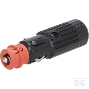 Cigarečių lizdo kištukas 2 polių su LED 12-24V EL400555