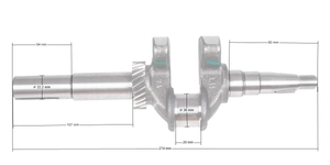 Alkūninis velenas Zongshen XP200A 6,5Hp 22,2mm 50mm