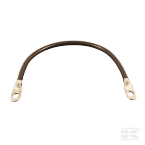 Akumuliatoriaus laidas Ø7mm, 12" (30.5cm) juodas FGP012067