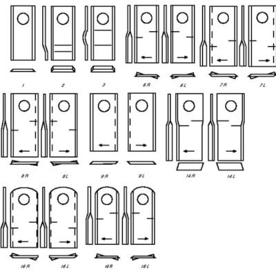 Pjovimo peilis 5234591