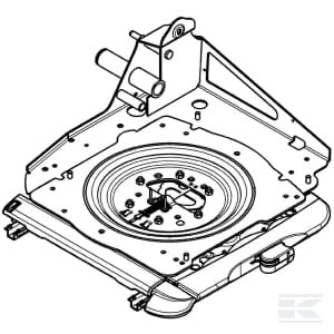 Komforto modulis Fendt, 50 mm poslinkis G1477681A