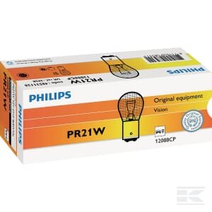 Lemputė PR21W 12V 21W BA15d, Philips GL12088CP