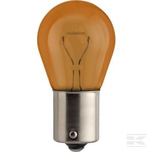 Lemputė PY21W 12V 21W BAU15s, geltona, Philips GL12496