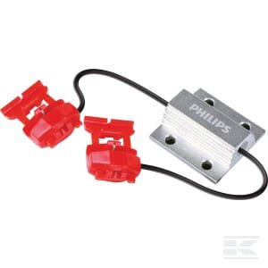 LED adapteris 12V 5W, baltas, off-road naudojimui, Philips GL12956X2