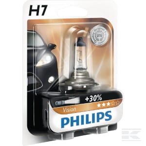 Halogeninė lemputė H7 12V 55W PX26d, balta, Philips GL12972PRB1