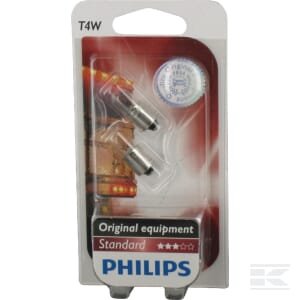 Lemputė T4W 24V 4W BA9s, Philips GL13929B2