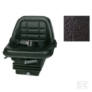 PVC sėdynė, juoda, mechaninė pakaba, su diržu, GT50 M200, Cobo GT1075801