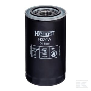 Prisukamas alyvos filtras H320W