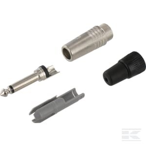 Jack kištukas 6.3mm vyriškas mono JK63PM