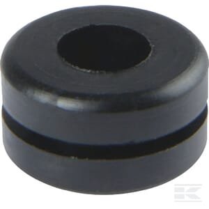 Kabelio įvorė, 11x12x4mm, atvira iš 2 pusių KB2208