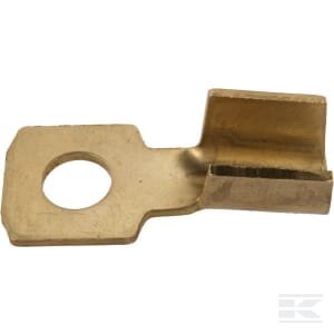 Žiedinis antgalis gintarinis 25mm² 2mm skylė 10mm 1440000135
