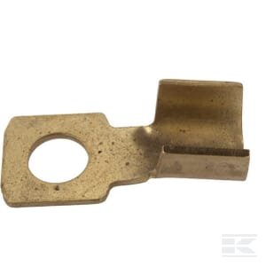 Žiedinis antgalis gintarinis 25mm² 2mm skylė 12mm 1440000136
