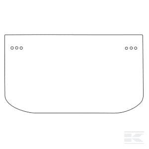 Priekinis stiklas apatinė dalis D10215