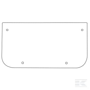 Priekinis stiklas apatinė dalis D10246