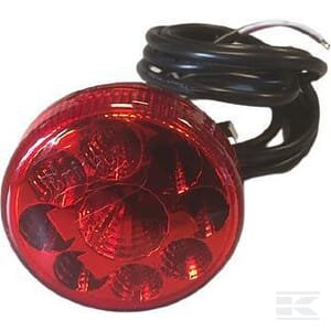 Lempa STOP/GABARITAS L15 LED, 12V, raudona L1553LDVIWT