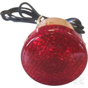 Rūko lempa L15, 12V, raudona, 2m laido ilgis L155612VIWT