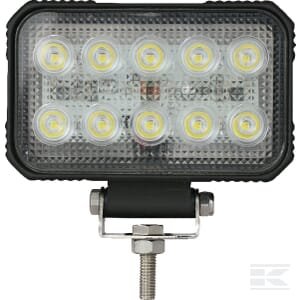 Darbinė lempa LED, 15W, 1900lm, stačiakampė, 10/30V, 150x37x100mm, Spot beam, 10 LED, Kramp LA10022