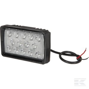 Darbinė lempa RH LED, 21W, 2600lm, stačiakampė, 10–30V, balta, 158x84x95mm, Flood, 14 LED, Kramp LA10412