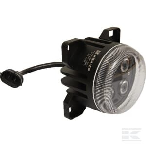 Darbinė lempa LED, 40W, 4000lm, apvali, 10/30V, Ø90mm, H11/Deutsch jungtis, Spot beam, 4 LED, Kramp LA10447SP