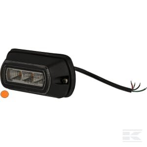Įspėjamasis žibintas LED, geltonas, 3 LED, Kramp LA20063