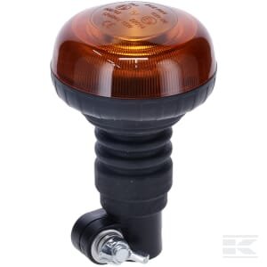 Švyturėlis LED, žemo profilio, 15W, 12–24V, geltonas, tvirtinimas ant lankstaus strypo, Ø86 mm x 138 mm LA20092